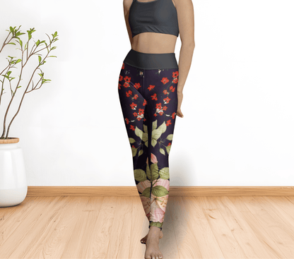 Auden Floral Yoga Pants Leggings for Women