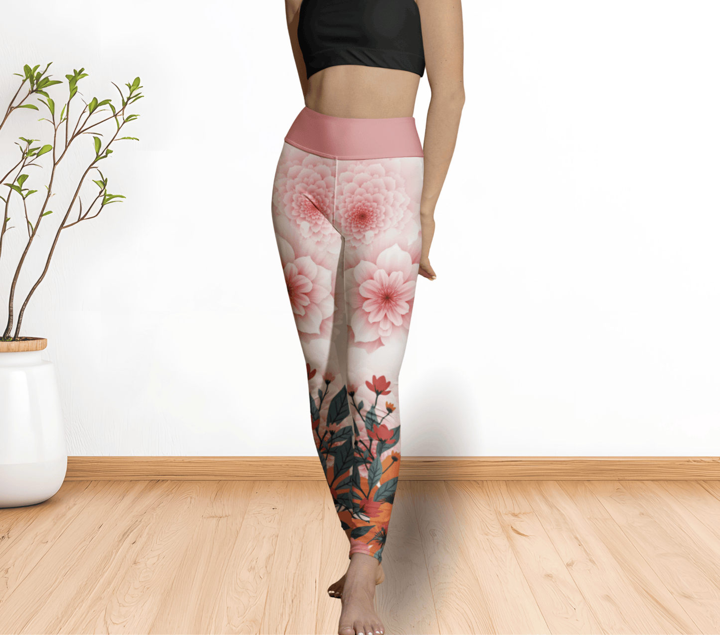 Jenn Floral Leggings for Women