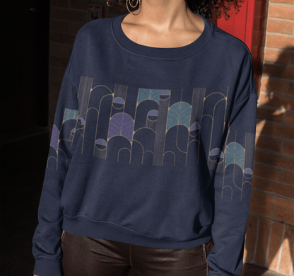 Gaia Modern Geometric Sweatshirt