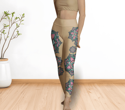 Burke Mandala Yoga Pants Leggings for Women