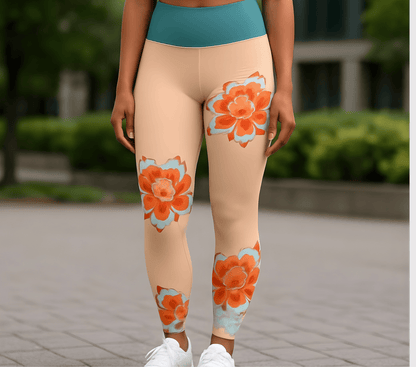 Lotus Marizty Floral Yoga Pants Leggings