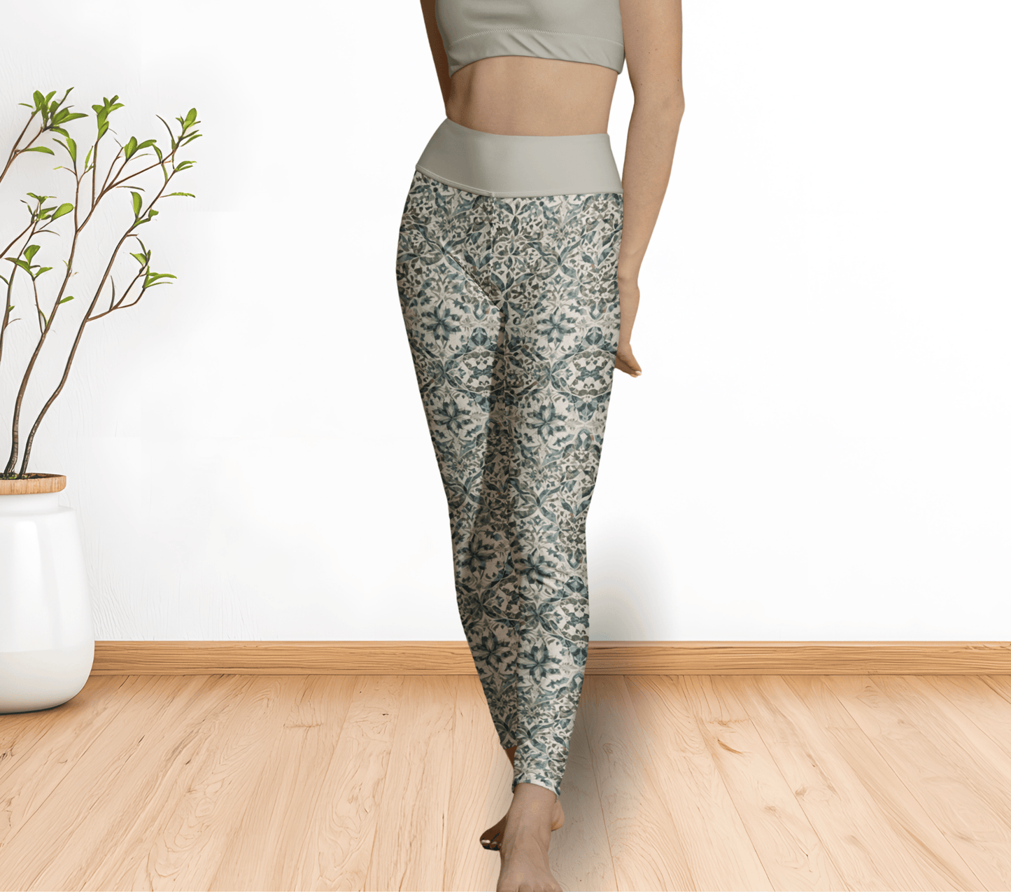 Rosette Yoga Pants Leggings