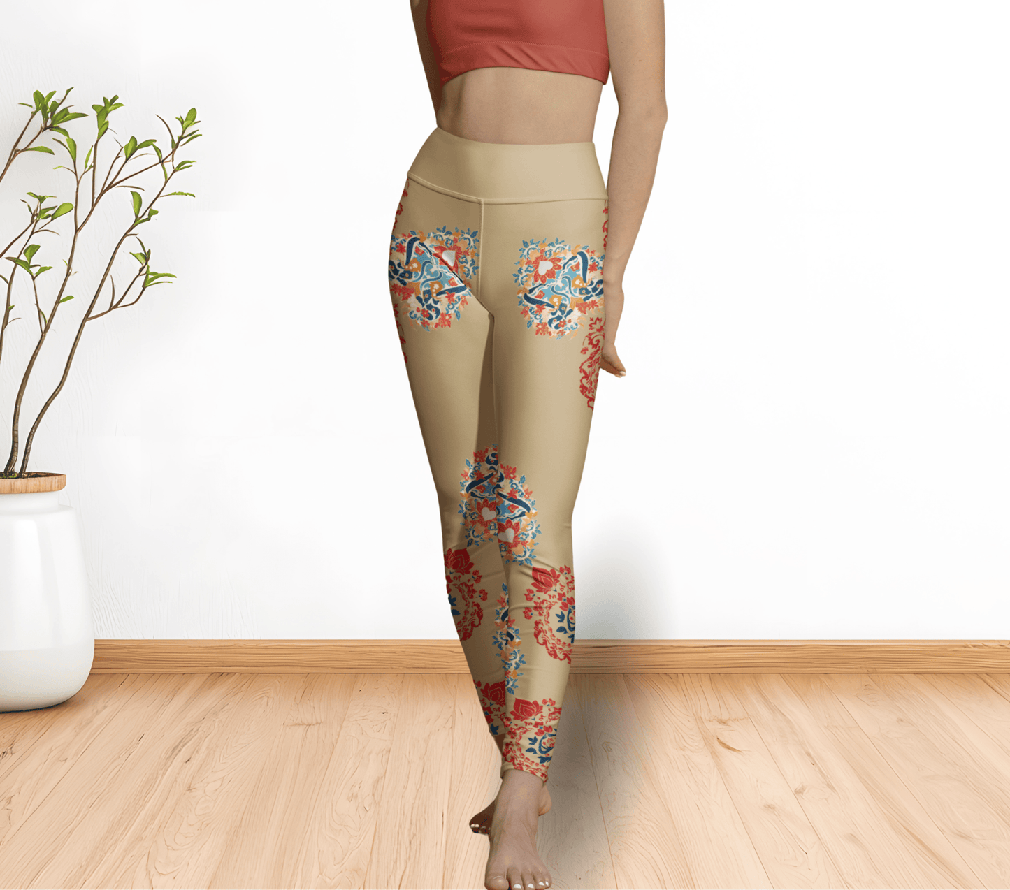Beksy Mandala Yoga Pants Leggings for Women