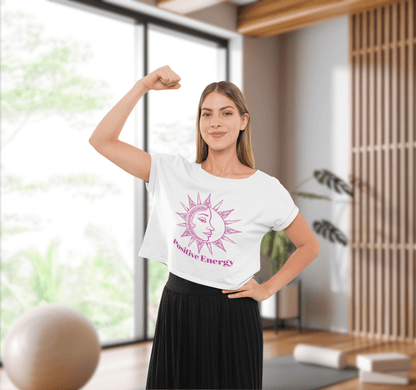 Positive Energy Yoga Shirt Crop Top