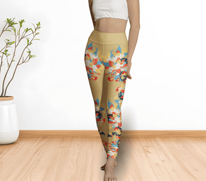 Sylivian Floral Yoga Pants Leggings for Woman
