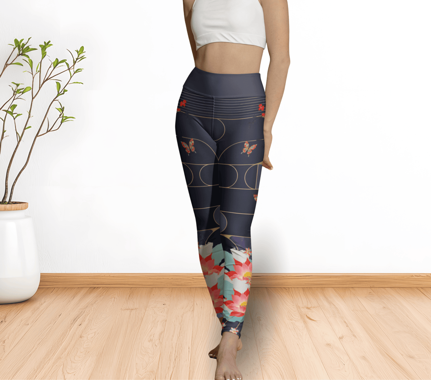 Kila Floral Yoga Pants Leggings for Women