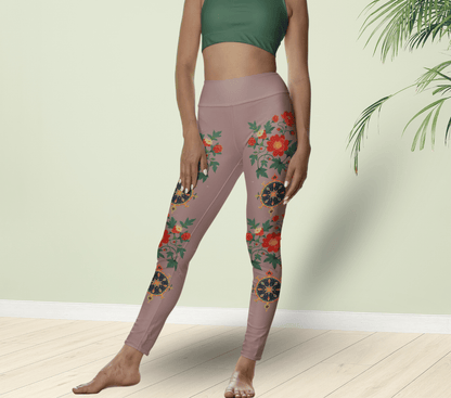 Atens Floral Yoga Pants Leggings for Woman