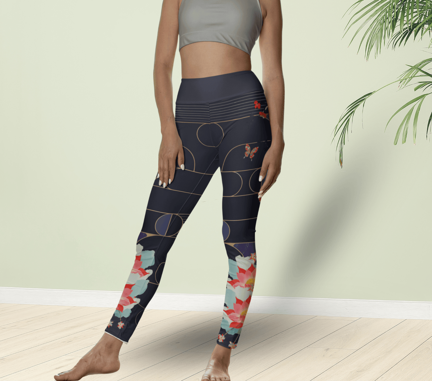 Kila Floral Yoga Pants Leggings for Women