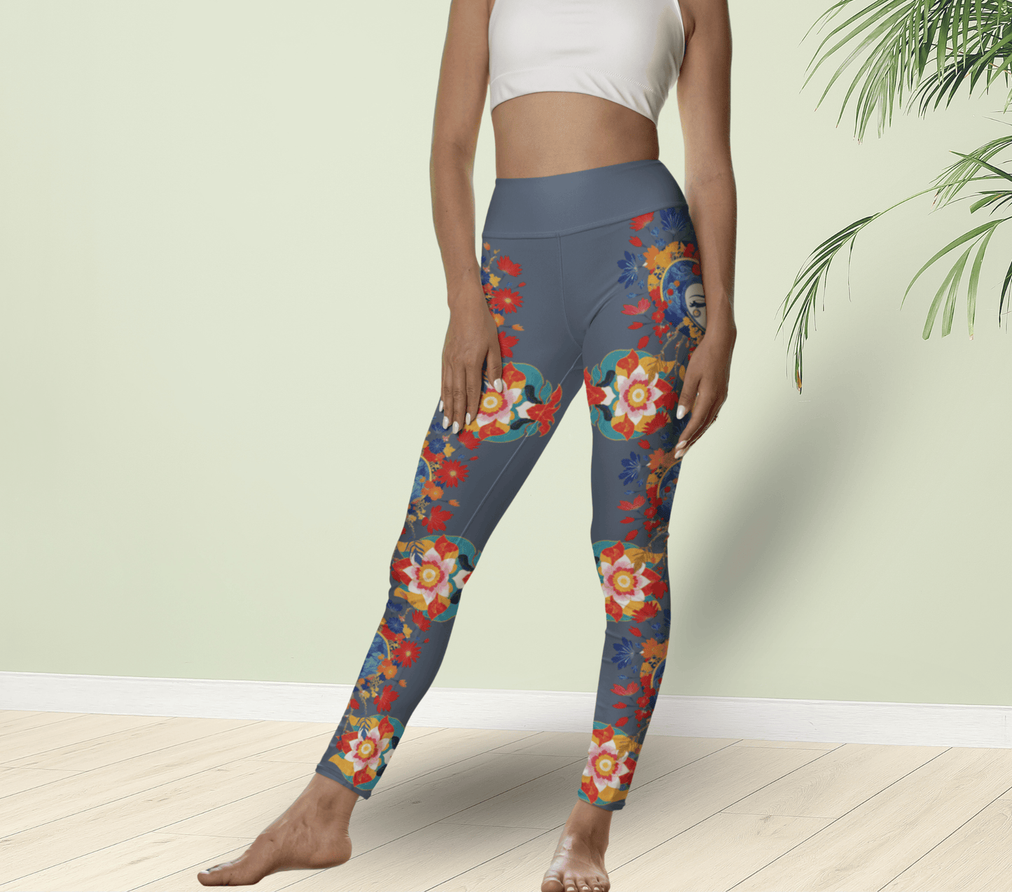 Coca Face Mandala Yoga Pants Leggings for Women