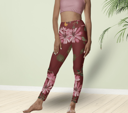 Reign Floral Yoga Pants Leggings for Woman