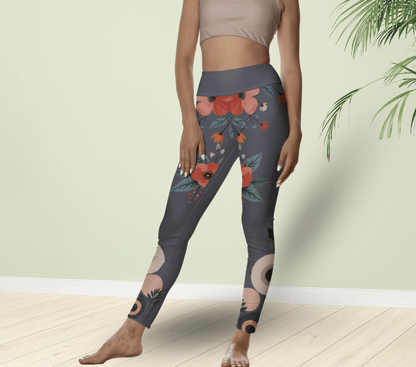 Arnie Floral Yoga Pants Leggings for Woman