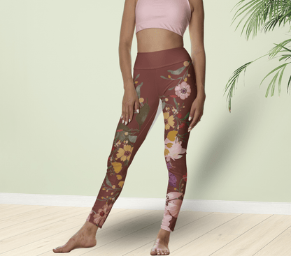 Rae Floral Yoga Pants Leggings for Woman