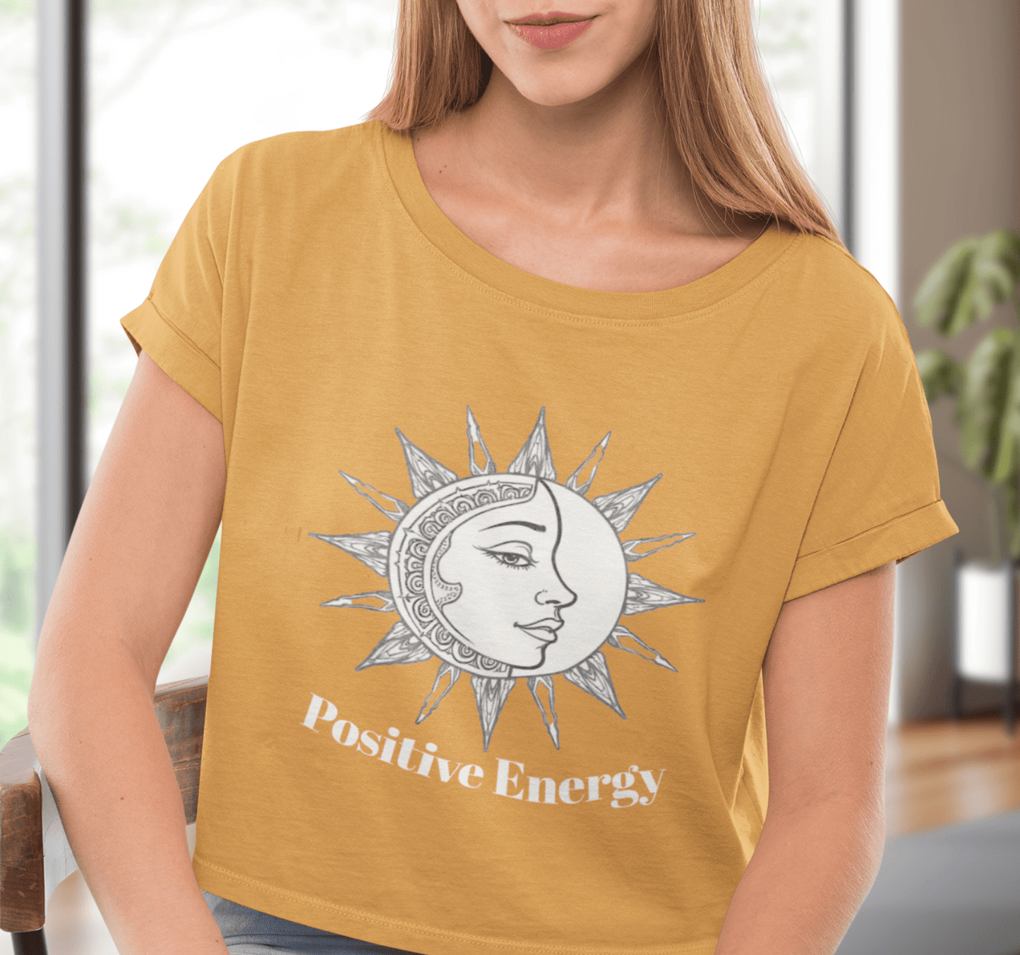 Positive Energy Yoga Shirt Crop Top