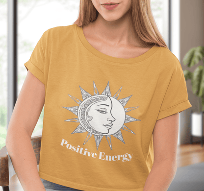 Positive Energy Yoga Shirt Crop Top