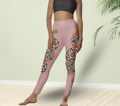 Caedun Floral Yoga Pants Leggings for Women