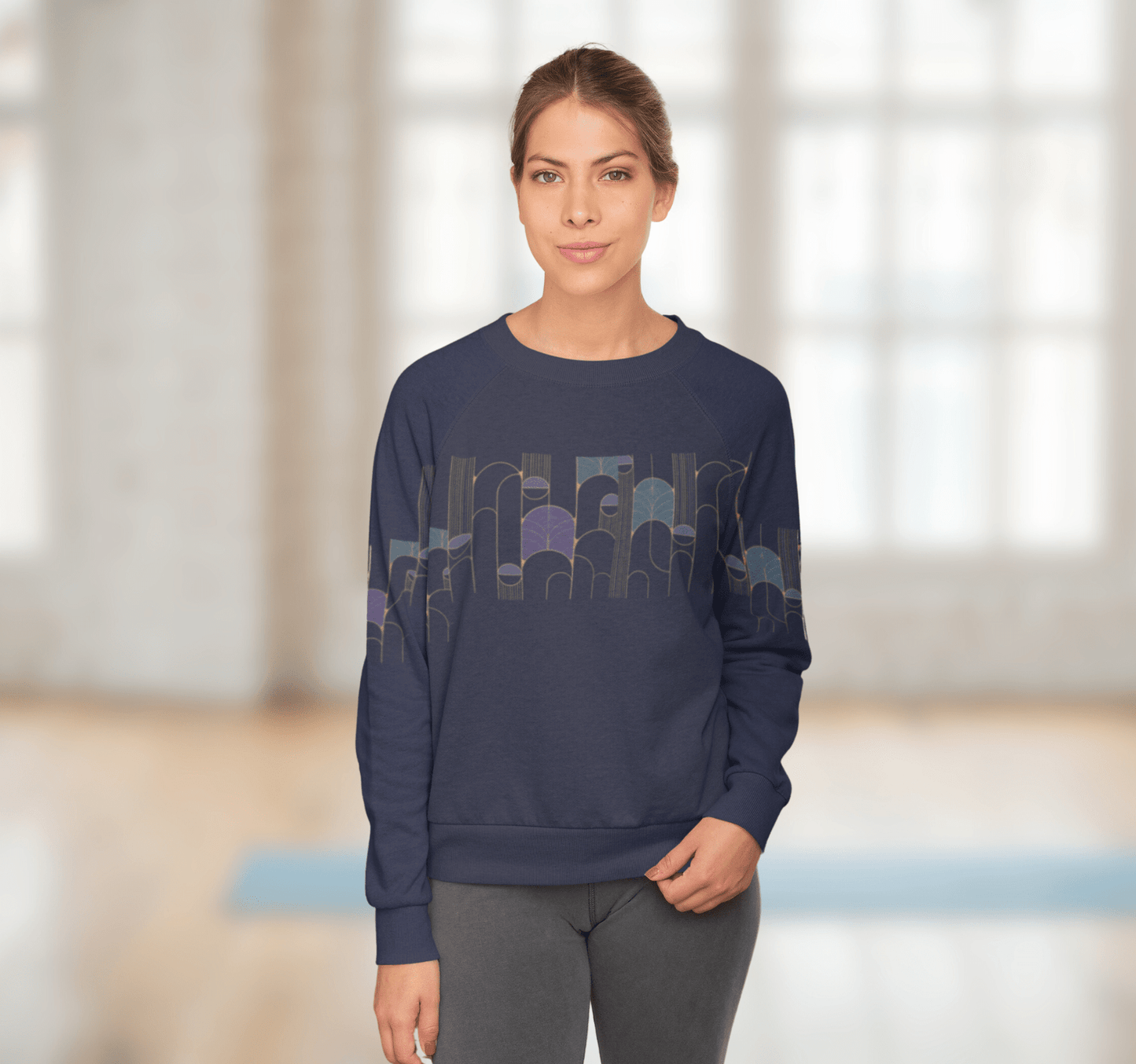 Gaia Modern Geometric Sweatshirt