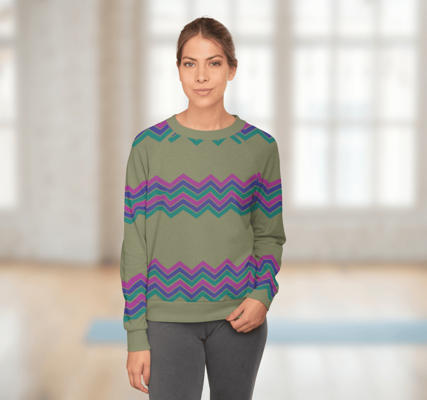 Leigh Zigzag Sweatshirt