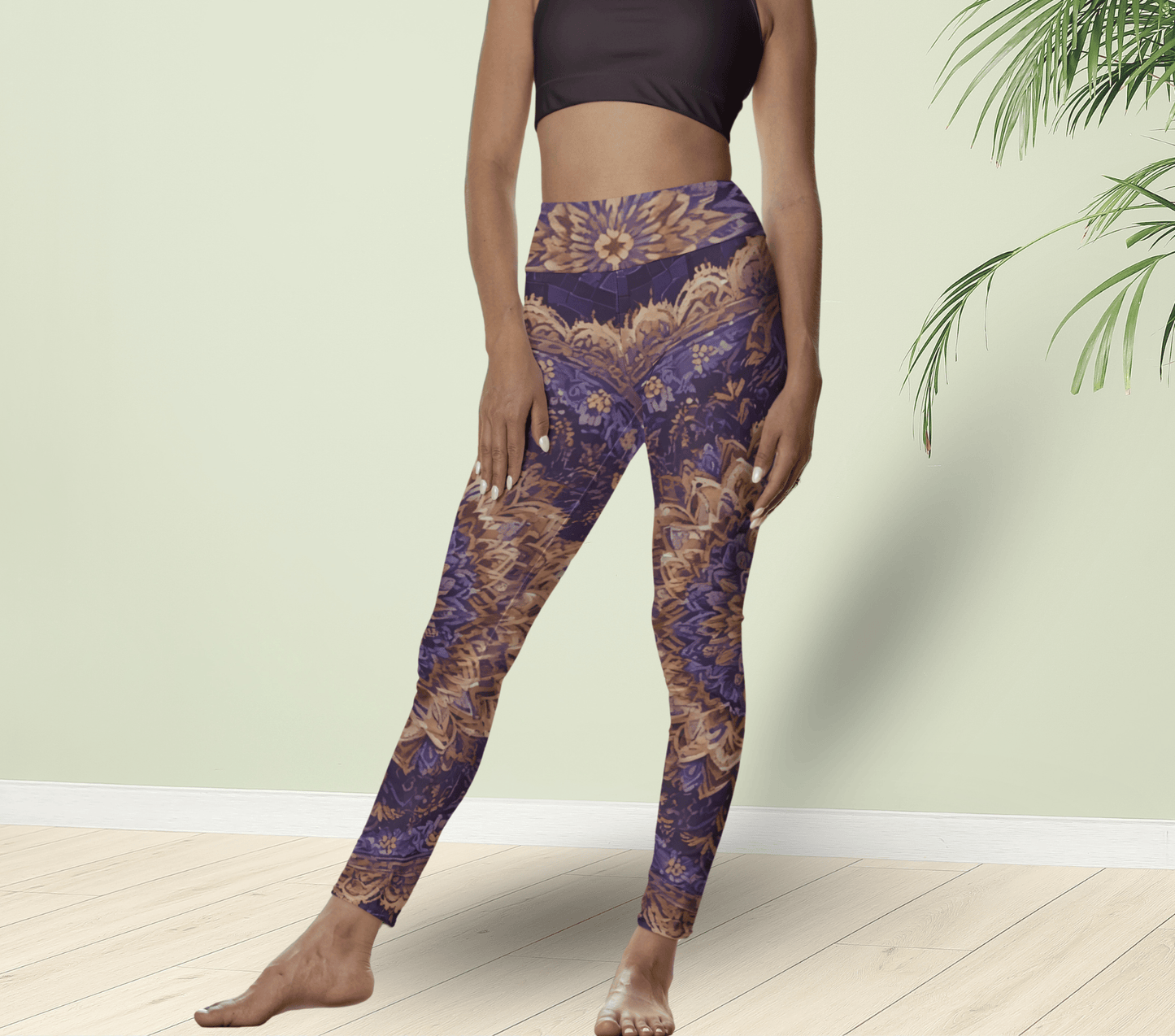 Roni Mandala Yoga Pants Leggings for Women