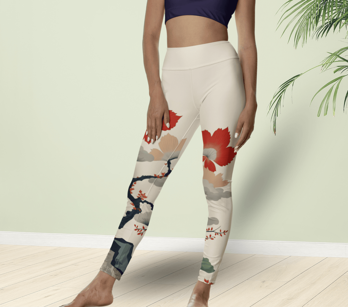 Atlas Le Fleur Yoga Pants Leggings for Woman