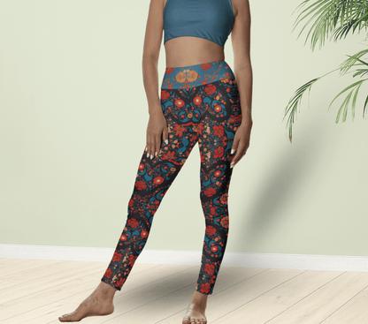 Nimfa Floral Yoga Pants Leggings for Woman