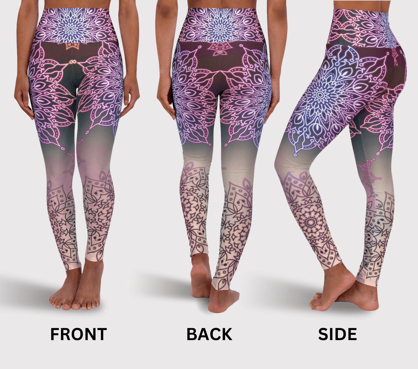 Dark Pastel Yoga Pants Leggings