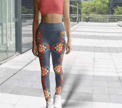 Coca Face Mandala Yoga Pants Leggings for Women