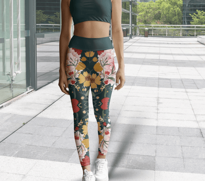 Rigby Floral Yoga Pants Leggings for Women
