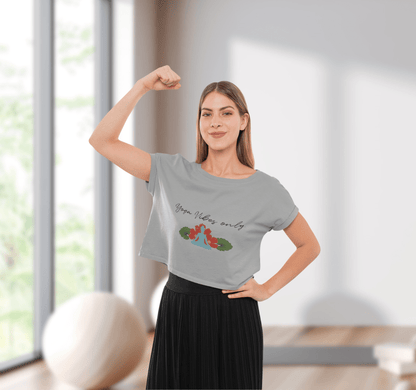 Indi Yoga Vibes Shirt Crop Top