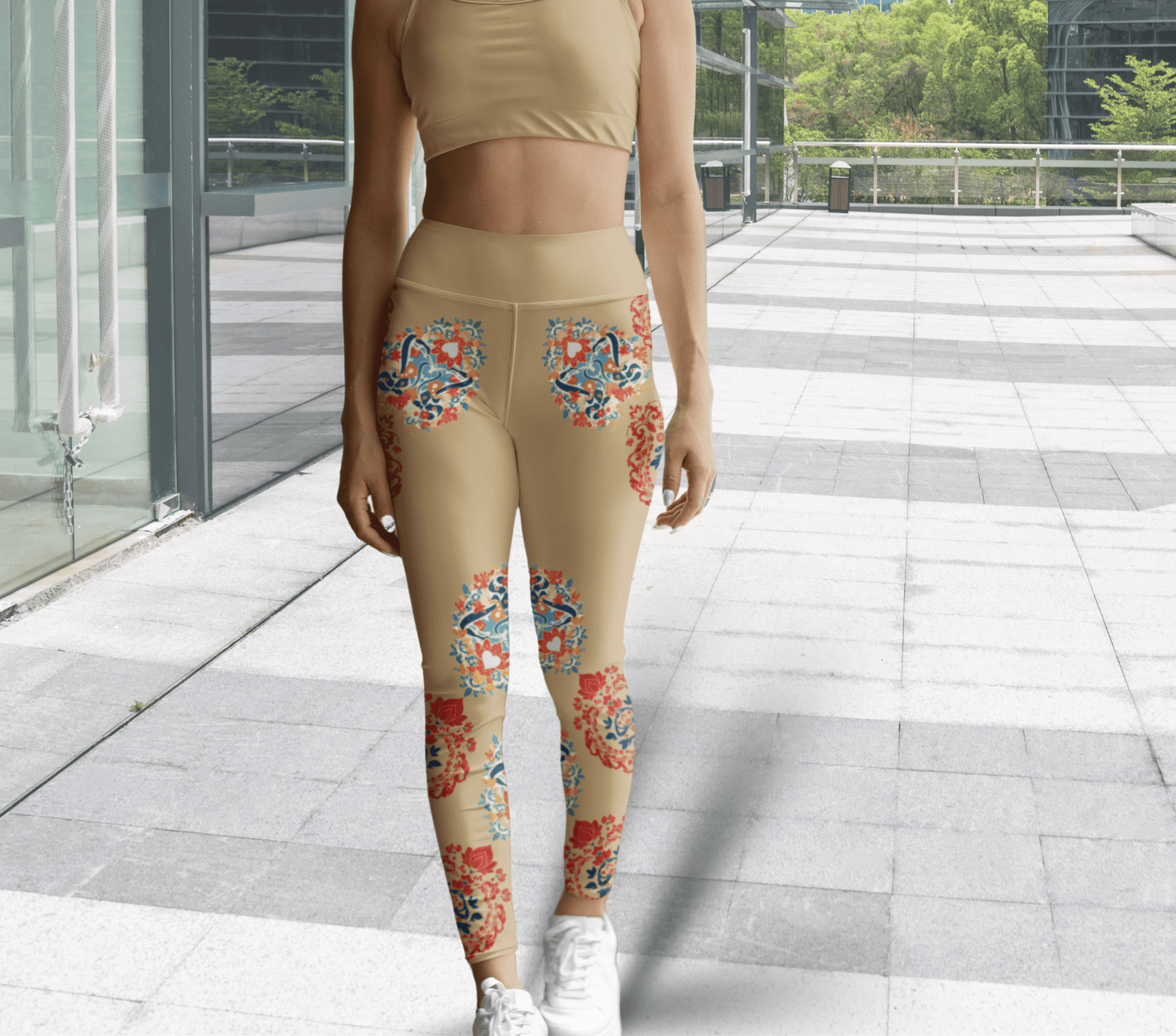Beksy Mandala Yoga Pants Leggings for Women