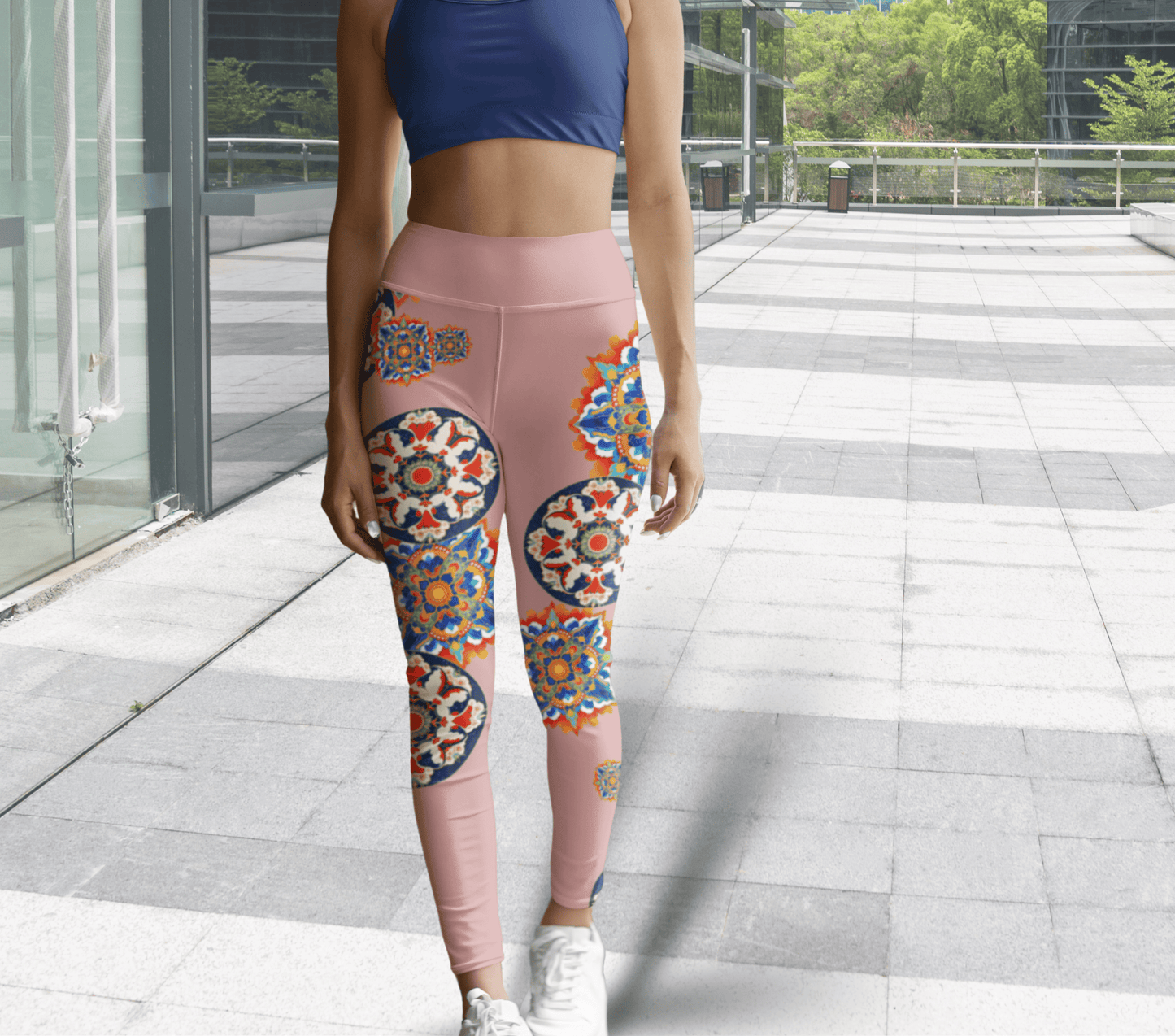 Caedun Floral Yoga Pants Leggings for Women