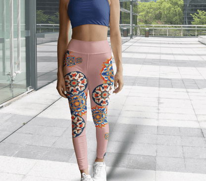Caedun Floral Yoga Pants Leggings for Women
