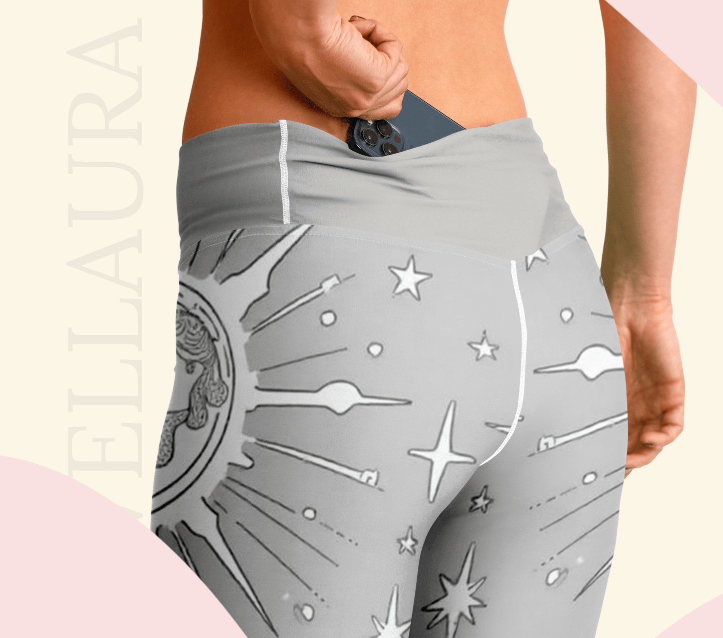 Zeke Celestia Flare Yoga Pants Leggings for Women