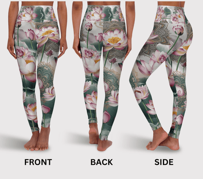 Lotus Mandala Yoga Pants Leggings