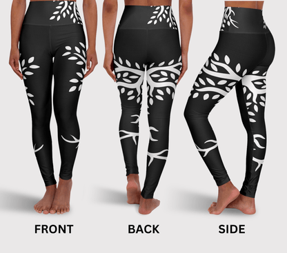 Roots Leaves Yoga Pants Leggings