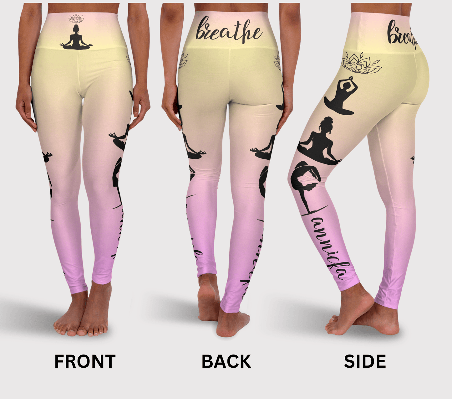 Gradient Breathe Yoga Pants Leggings