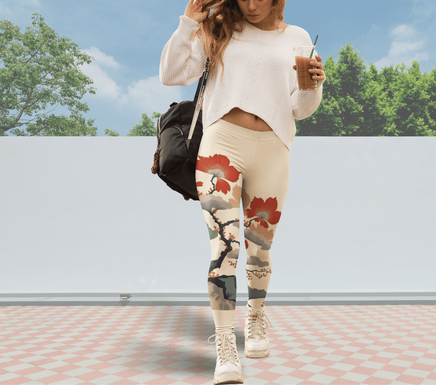 Atlas Le Fleur Yoga Pants Leggings for Woman