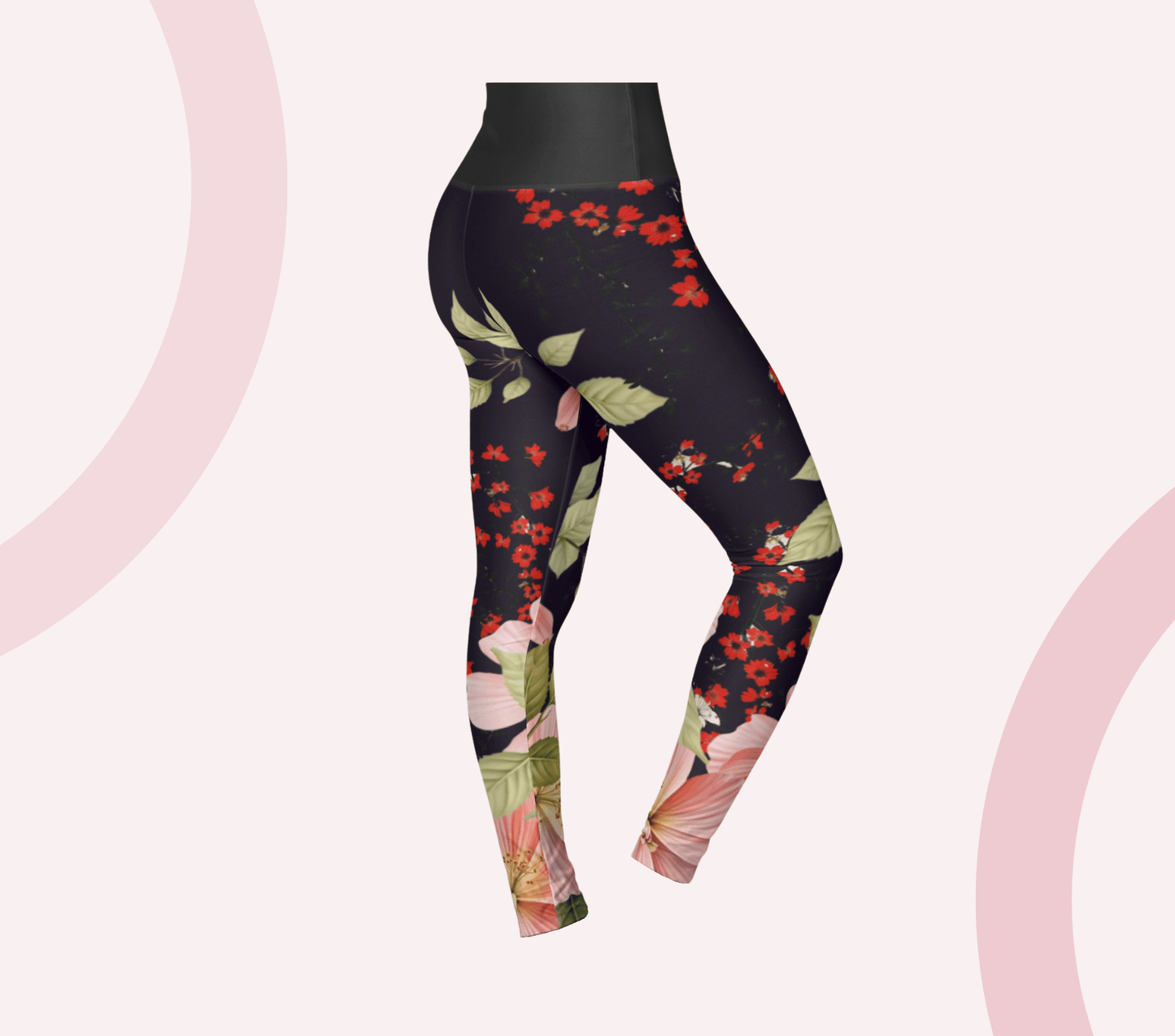 Auden Floral Yoga Pants Leggings for Women