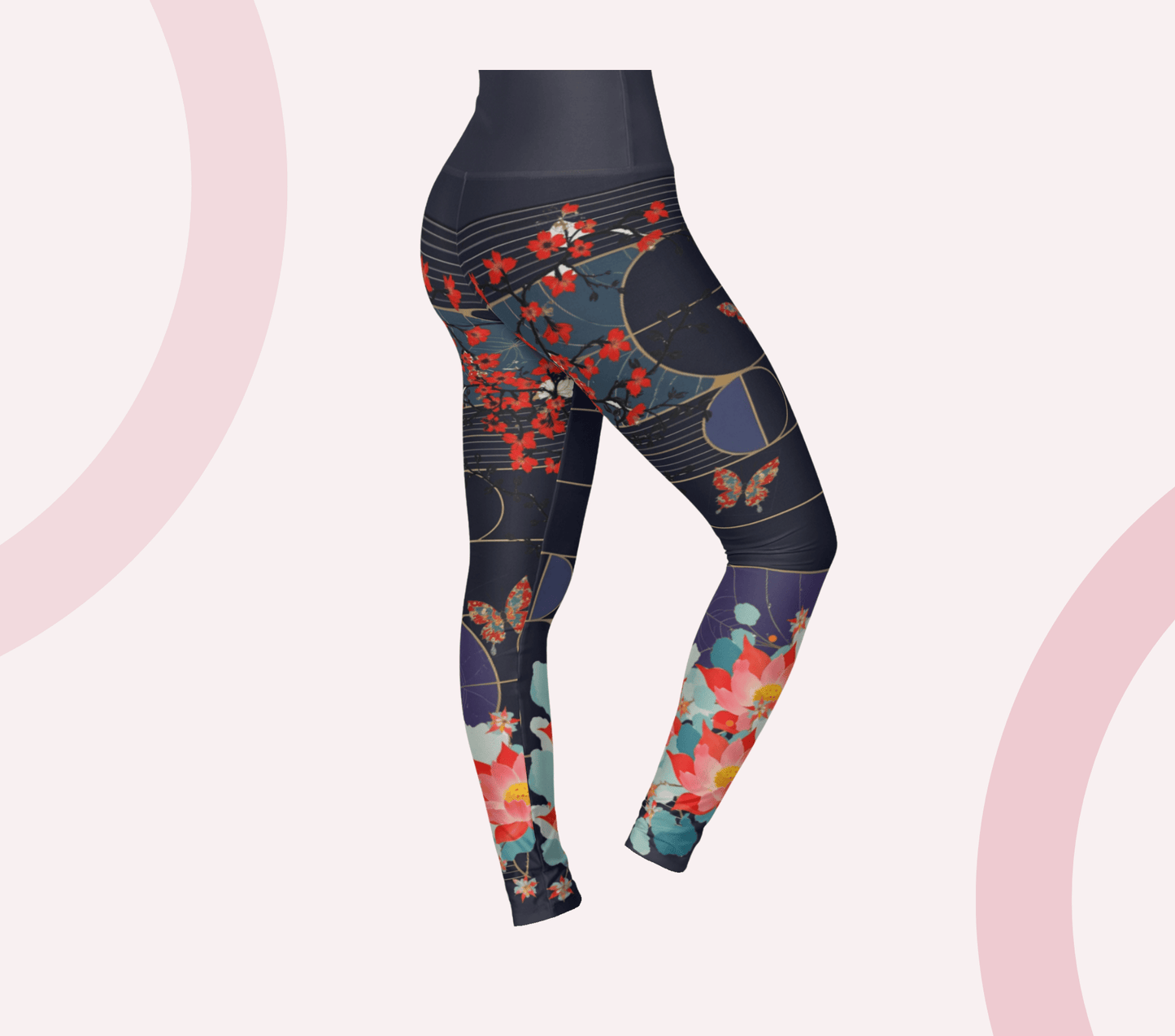 Kila Floral Yoga Pants Leggings for Women