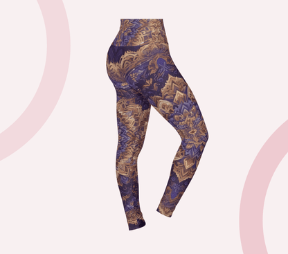 Roni Mandala Yoga Pants Leggings for Women
