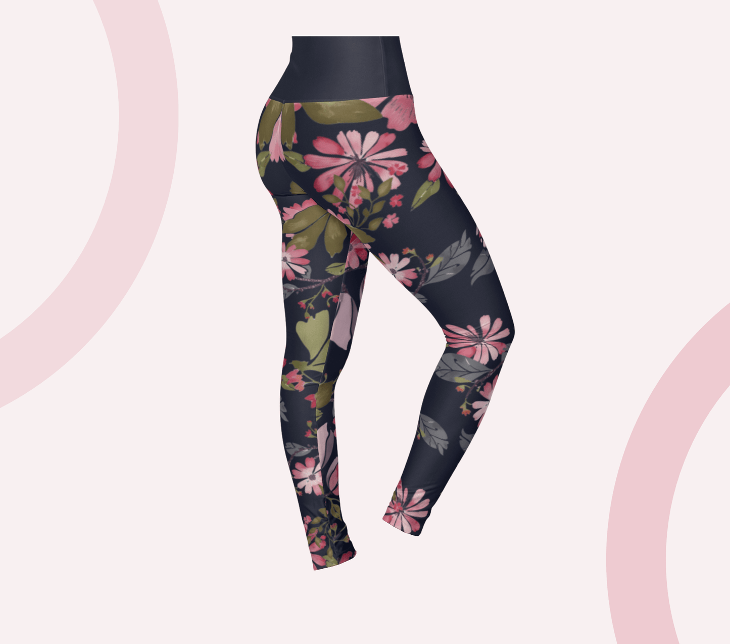 Kai Floral Yoga Pants Leggings for Women