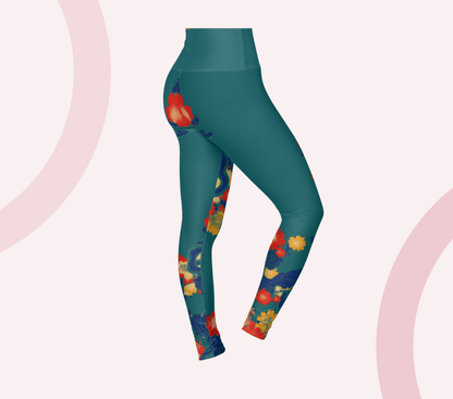 Tyler Floral Yoga Pants Leggings for Woman