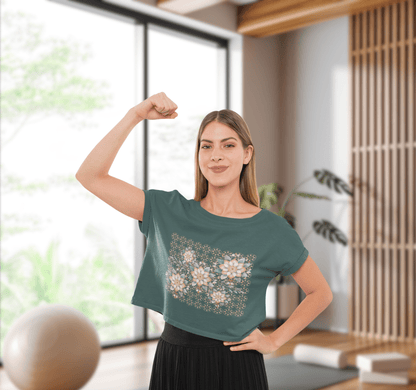 Serenity Flow Yoga Shirt Crop Top