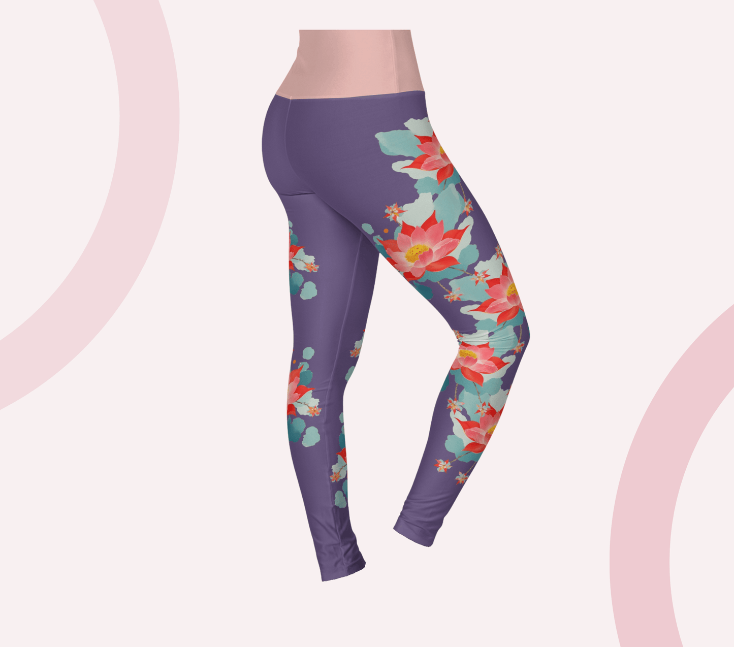 Lizzy Floral Yoga Pants Leggings for Women