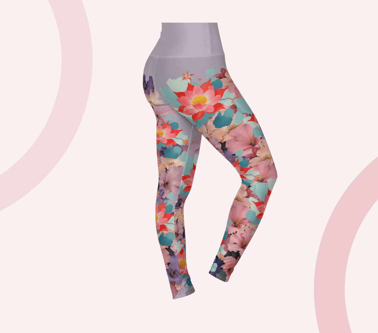 Daina Floral Yoga Pants Leggings for Woman