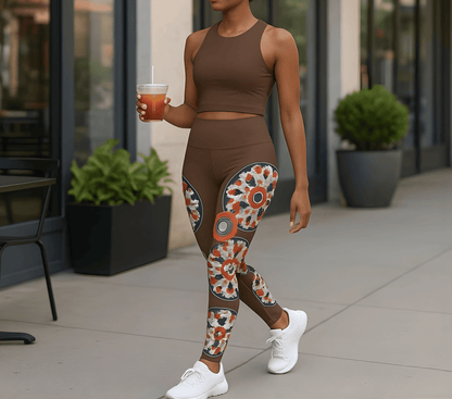 Faye Mandala Yoga Pants Leggings for Women