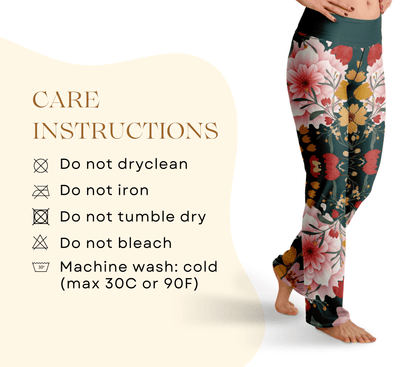 Rigby Floral Flare Yoga Pants Leggings for Women