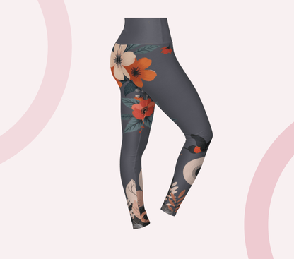 Arnie Floral Yoga Pants Leggings for Woman