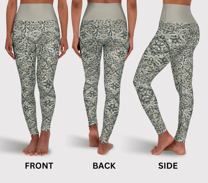 Rosette Yoga Pants Leggings