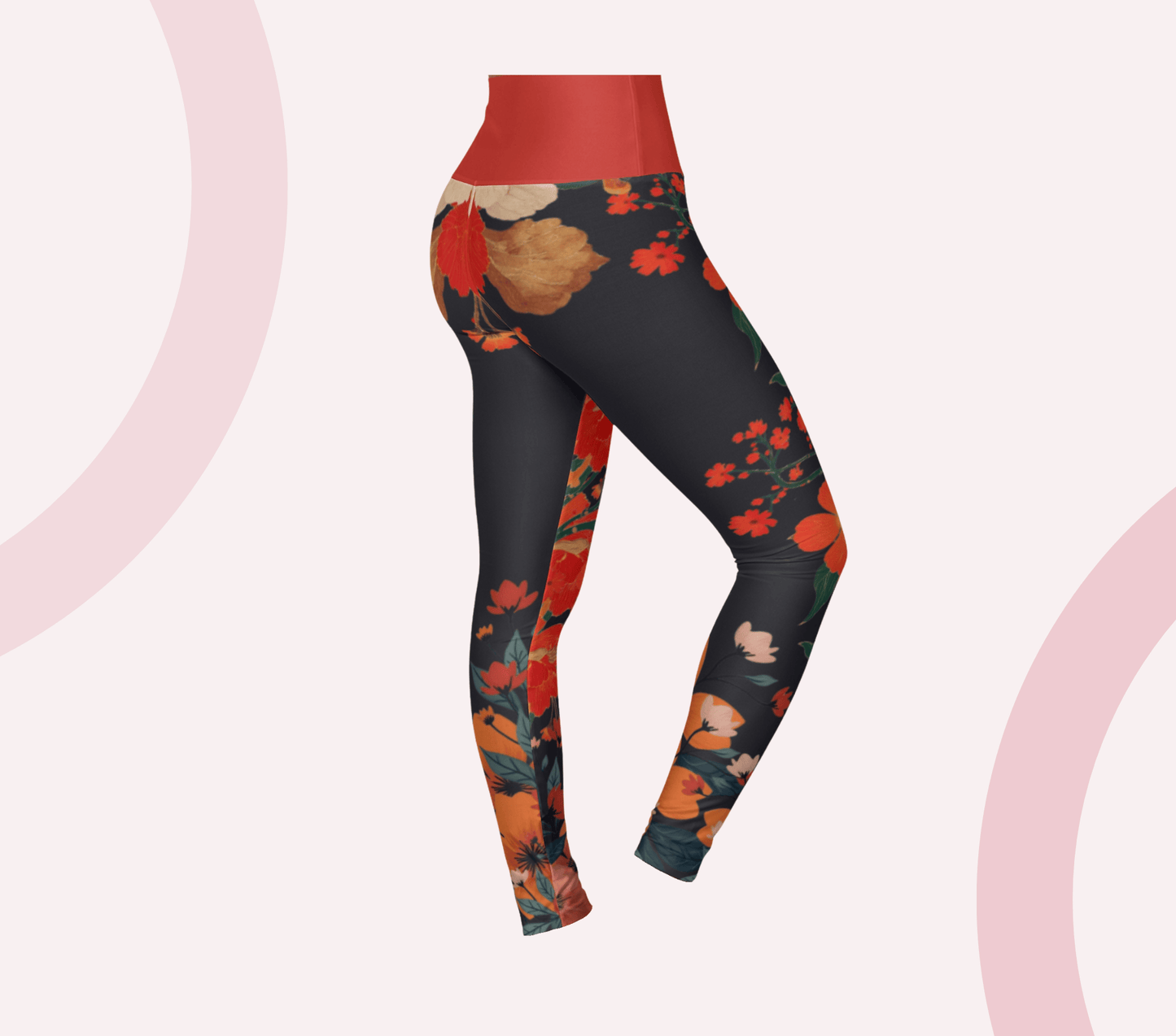 Keena Floral Leggings for Women