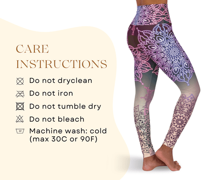 Dark Pastel Yoga Pants Leggings